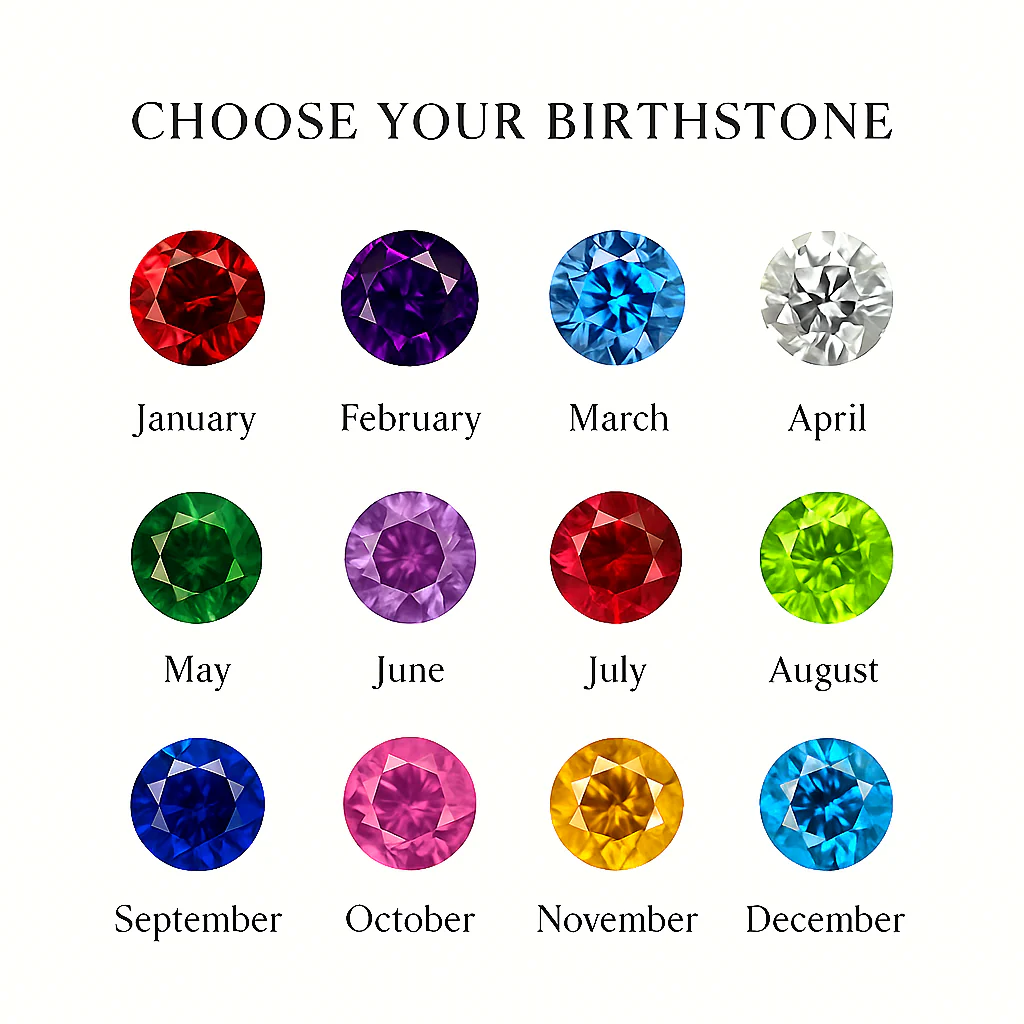 The Solarié Birthstone Initial Necklace - Image 2